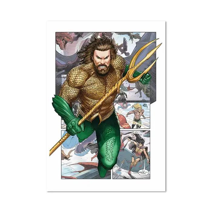 Affiche de Smile Hero Avengers pour décoration murale de chambre d'enfant, impression d'art, illustr
