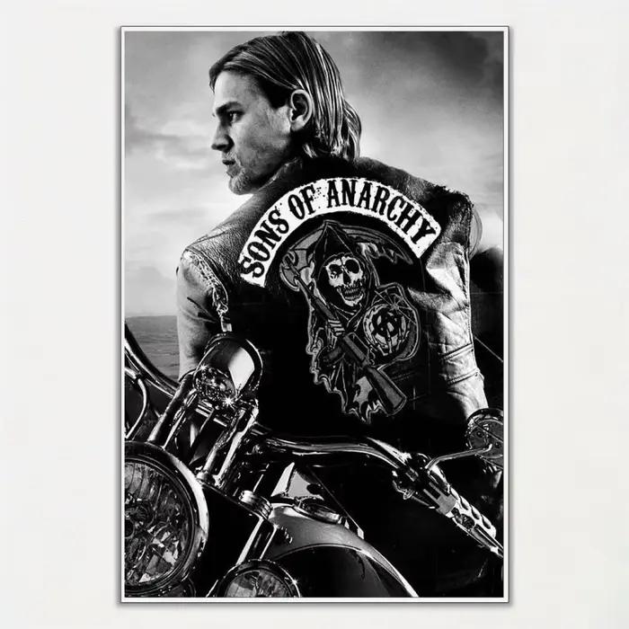 Affiche imprimée Fils de l'Anarchie en papier, décoration de peinture artistique pour la maison, le