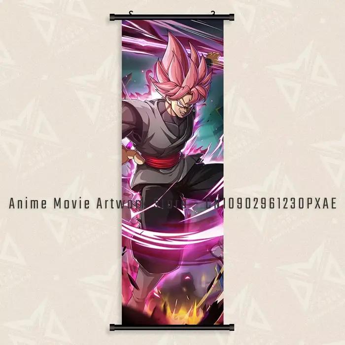 Dragon Ball peinture Anime mur Art HD imprimé affiche Super Saiyan Gogeta toile décoration de la mai
