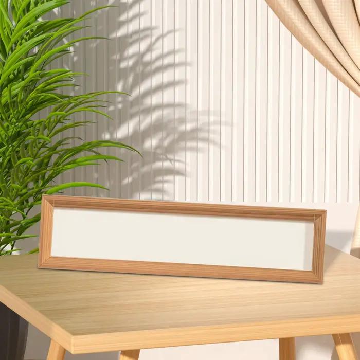 Cadre de peinture en bois rectangulaire, cadre photo, cadre d'art en bois, cadre photo pour appartem