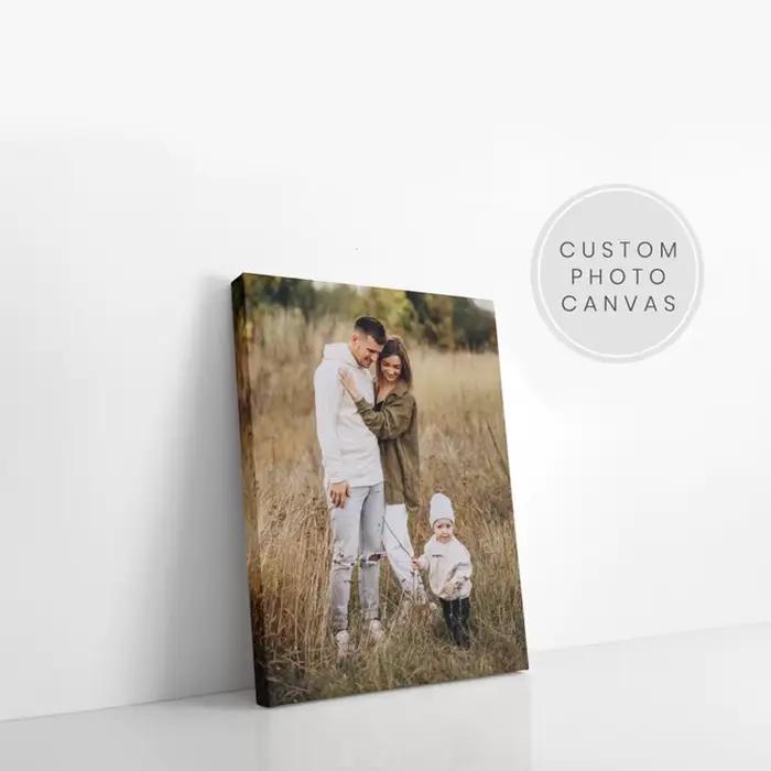 Affiche personnalisée avec Photo de famille, imprimés de vos Images sur toile, peintures sur toile p