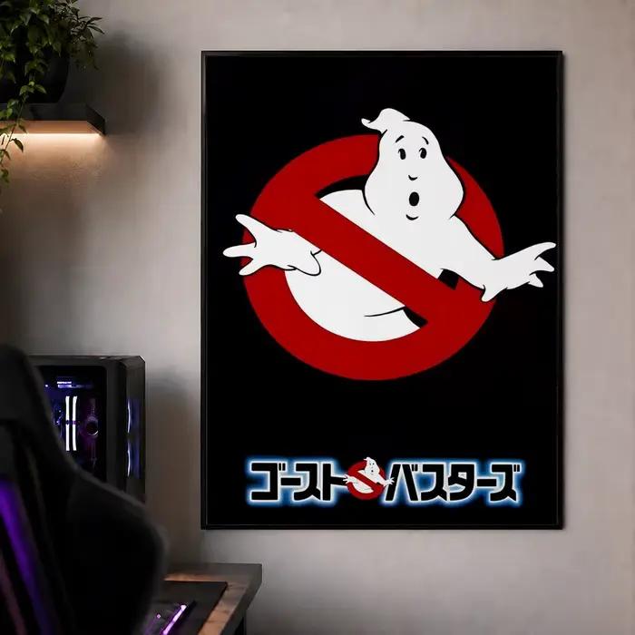 Affiche de film G-Ghostbusters Stay Puft Slimer, imperméable, HD, moderne, à coller sur le mur, déco
