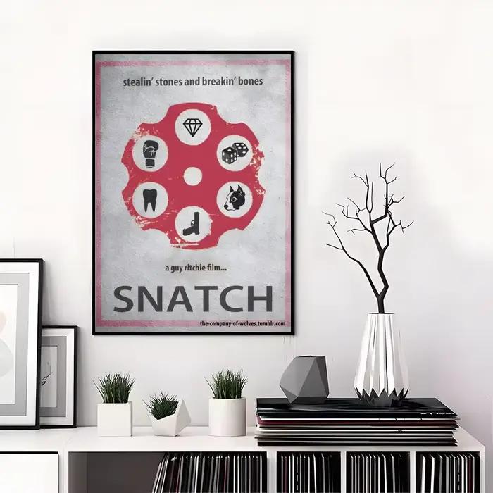 Affiches autocollantes haute définition S-Snatch, adaptées à la chambre à coucher, au salon et à la
