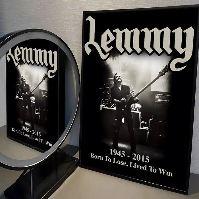 Affiche de chanteur l-hémmy populaire et célèbre, haute qualité, décoration murale esthétique pour d