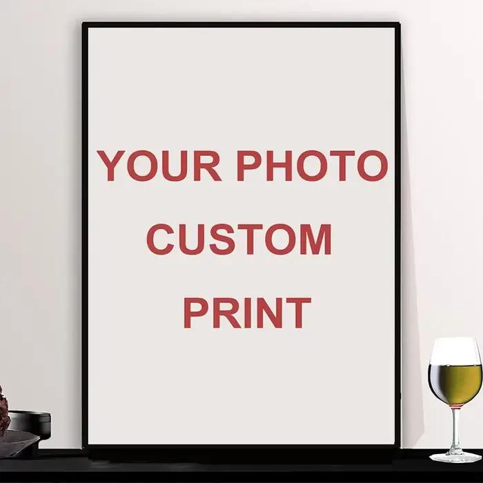 Affiche personnalisée personnalisée avec votre image, imprimés en papier Photo, pour la maison, la s