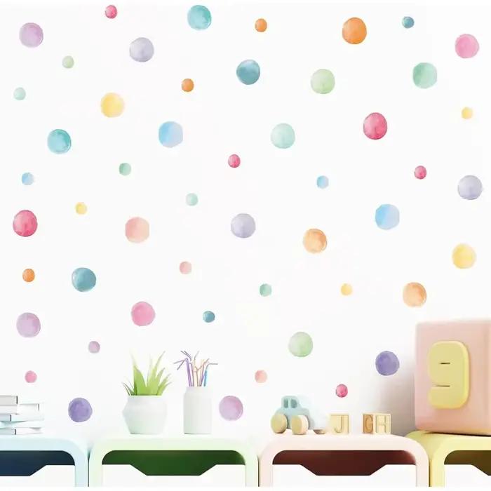 Autocollants muraux amovibles pour chambre d'enfant, affiches imprimées, décoration intérieure bohèm