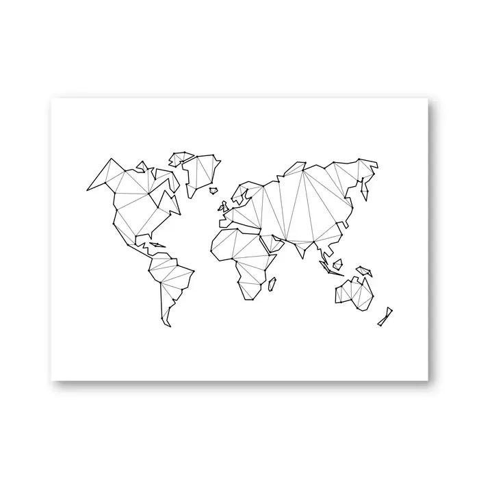 Affiches de tableau de destin de carte d'aéroport, imprimés sur toile, citations de planche de voyag