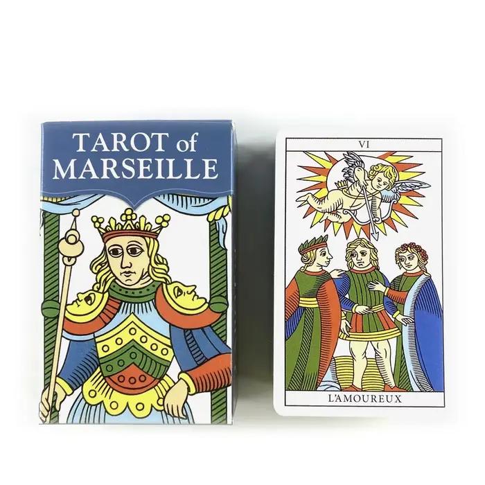 Mini Tarot de Marseille, jeu de Table de fête de loisirs, prophétie révélatrice de Fortune, cartes O