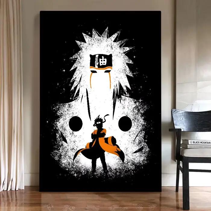 Peinture sur toile de personnage d'anime japonais Naruto, affiches d'art Uchiha Itachi Sasuke, impre