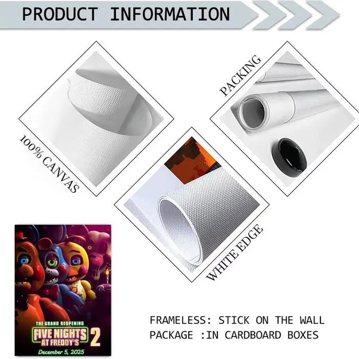 Affiche classique Fnaf Five-nights-At-Freddys