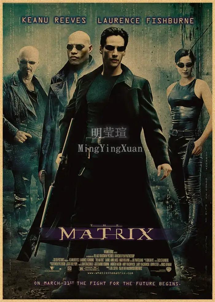 Affiche de Film Vintage en Papier Kraft