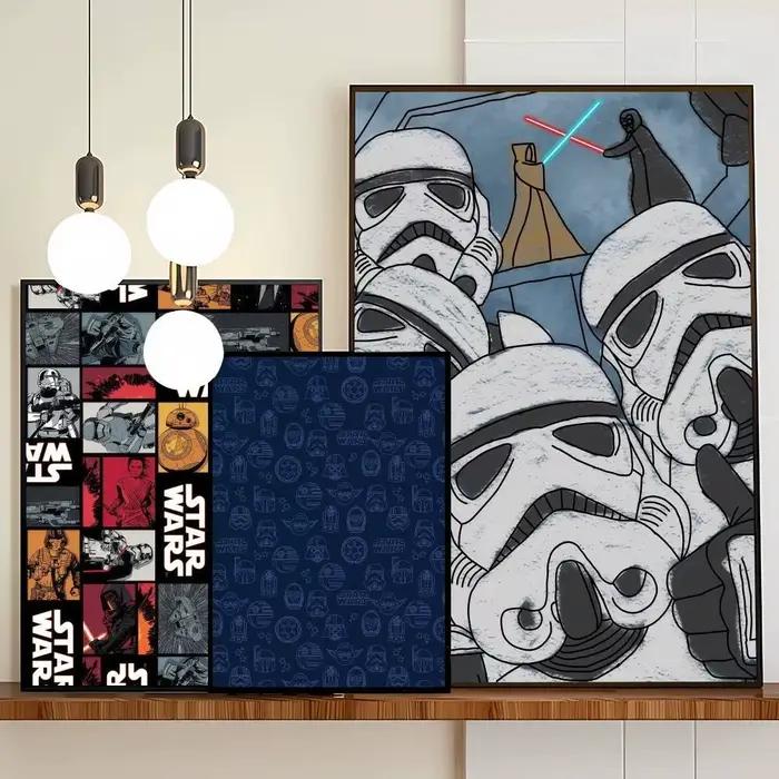 Affiche en toile « Cool Movie S-Star W-Wars-ES » pour la maison