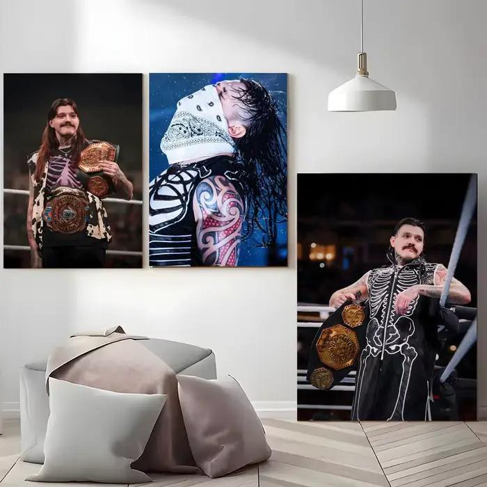 Affiche Edgy Dominik Mysterios, affiche murale pour salle de bain, art moderne, imperméable, sans cadre, cadeau décoratif