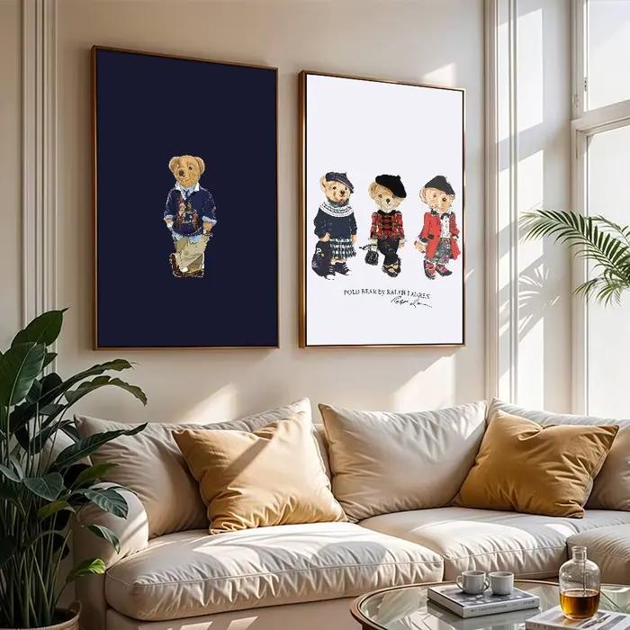 Affiche imprimée à la mode R-ralph B-Bears