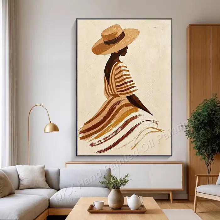Peinture à l'huile 100% peinte à la main sur toile