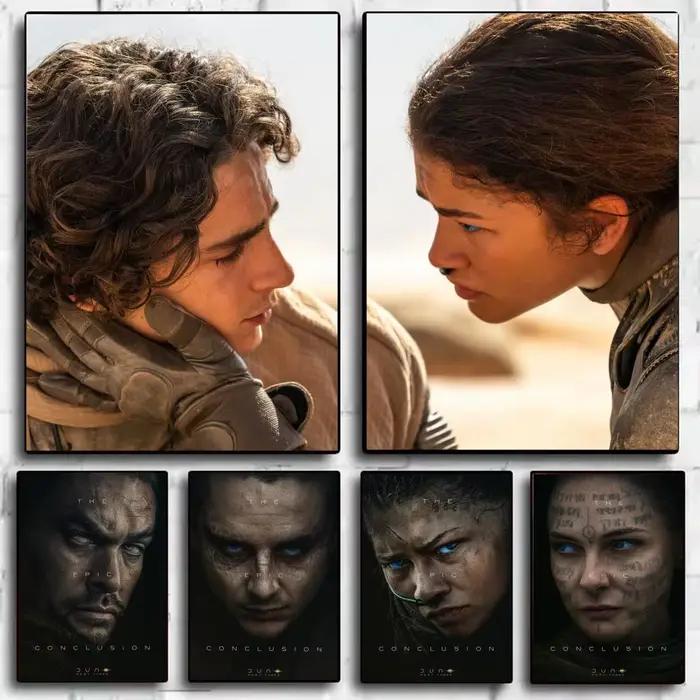 Affiche classique du nouveau film D-Dune 3, impression d'art mural esthétique moderne, minimaliste, pour chambre à coucher, salon, décoration de la maison, cadeau