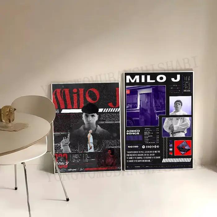 Affiche murale de chanteur m-milo J