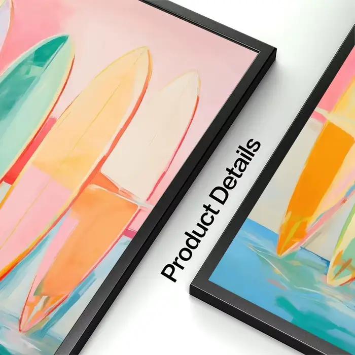 Affiche de plage tropicale