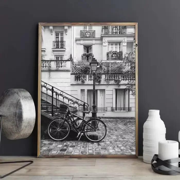 Affiche élégante en noir et blanc