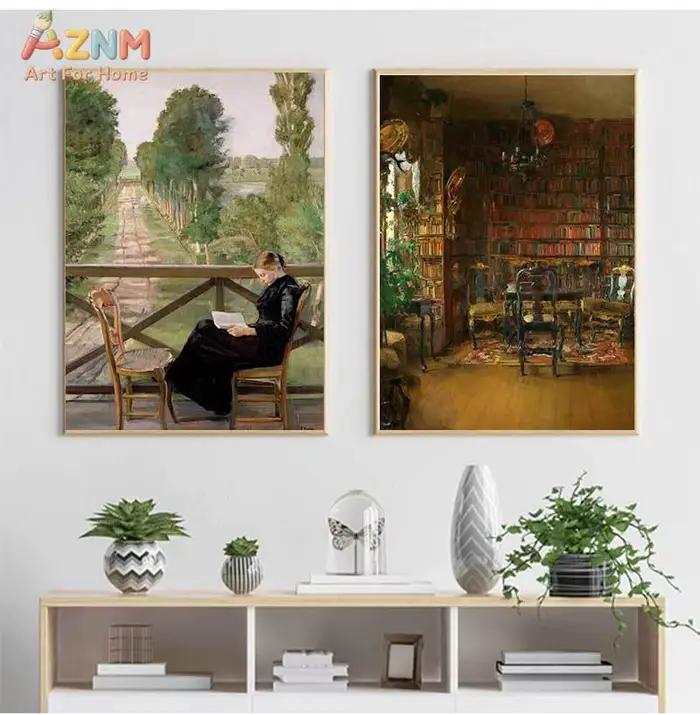 Art mural vintage scandinave