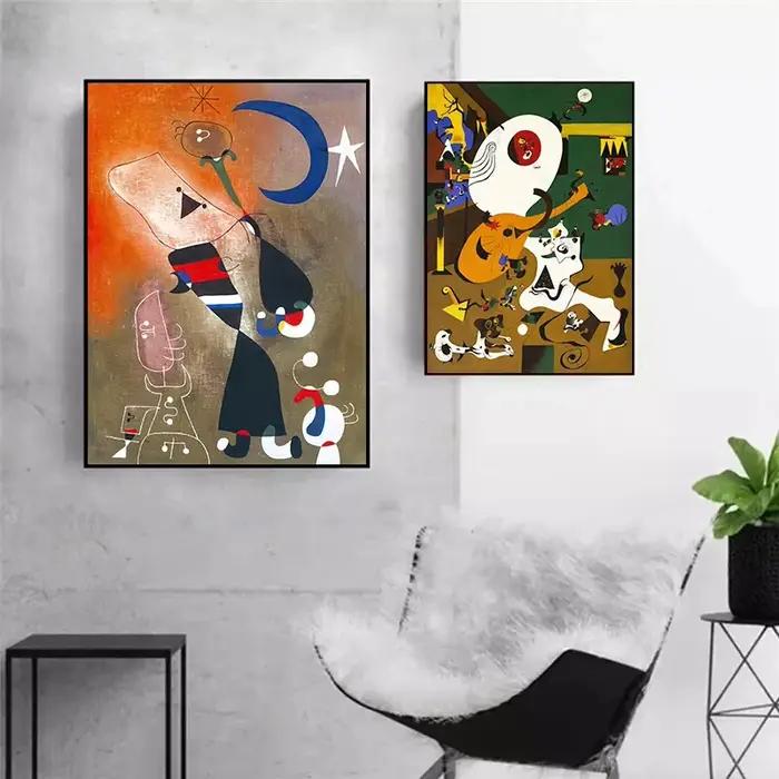 Affiches et impressions d'art modernes de Joan Miro surréalisme