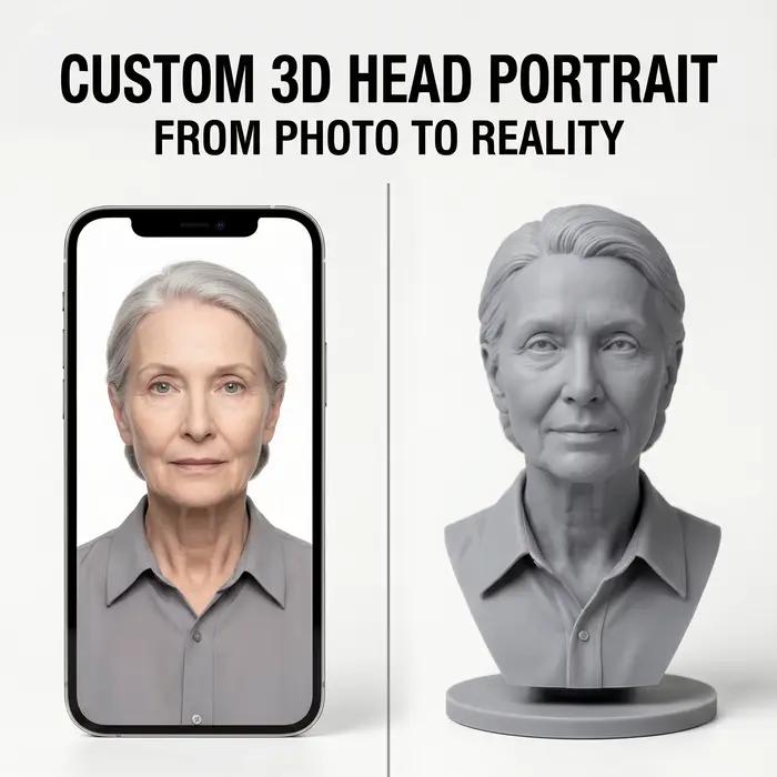 Portrait 3D personnalisé à partir de votre photo