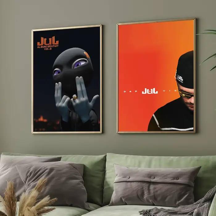 Affiche avec Logo du rappeur JUL