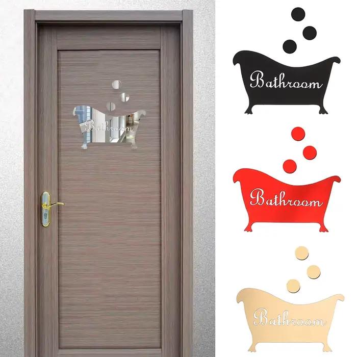Autocollant mural miroir 3D