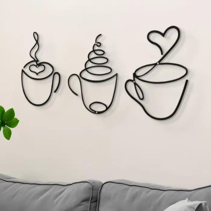 Tentures murales créatives pour café