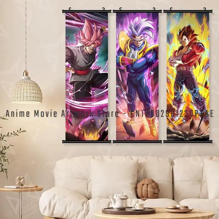 Dragon Ball peinture Anime mur Art HD imprimé affiche Super Saiyan Gogeta toile décoration de la maison rouleaux photo pour salon