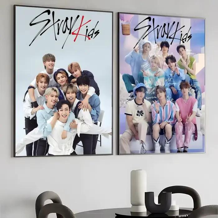 Affiche murale de groupe de garçons S-Stray K-Kids-S