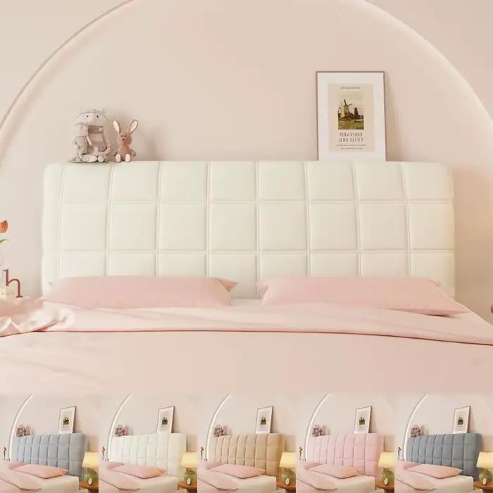 Housse de protection universelle en velours pour tête de lit