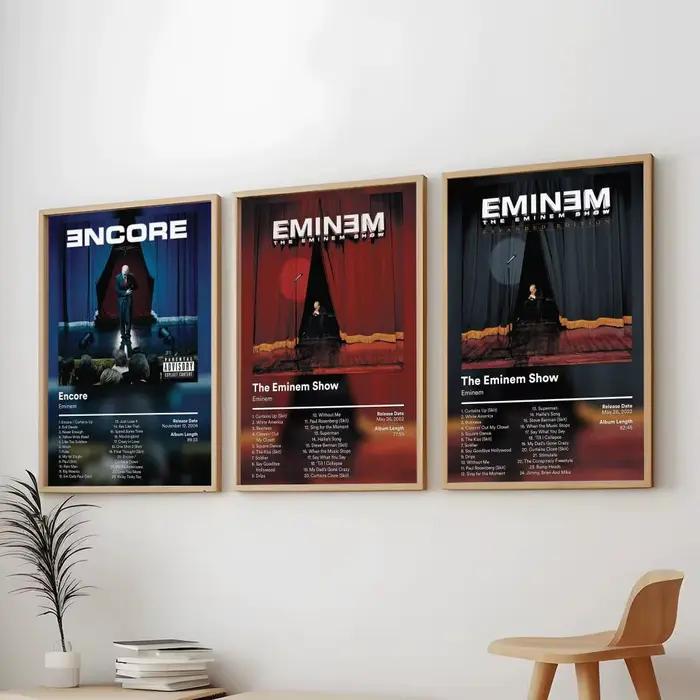 Peinture d'album musical E-Eminem