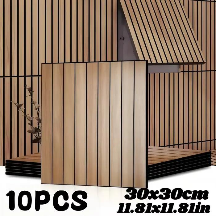 Lot de 10 autocollants muraux 3D en forme de grille