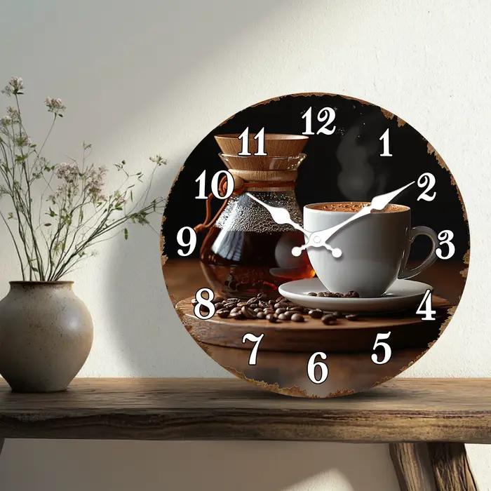 Horloge murale pour les amateurs de café