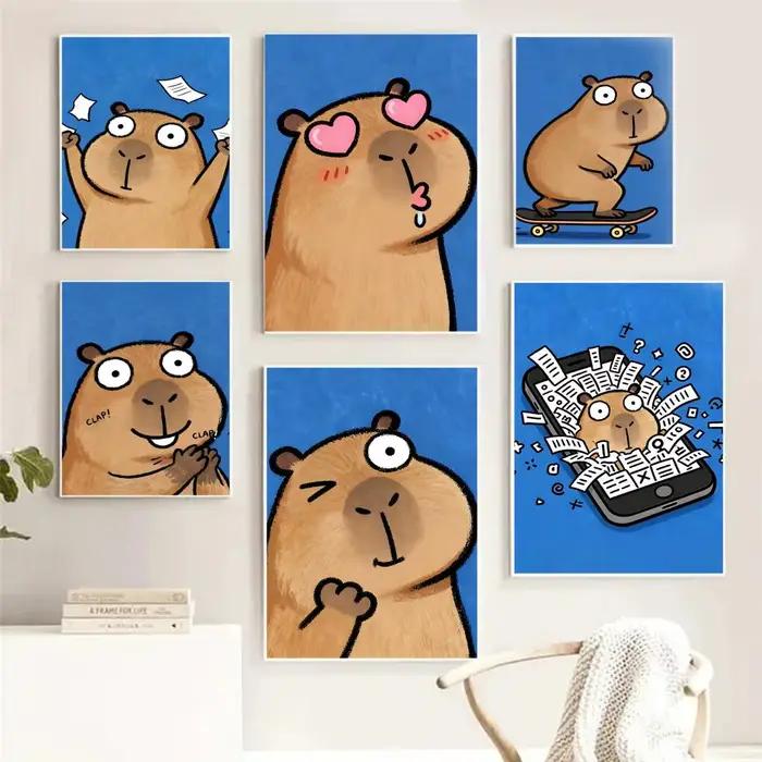 Peinture de dessin animé Kicapara simple et mignonne