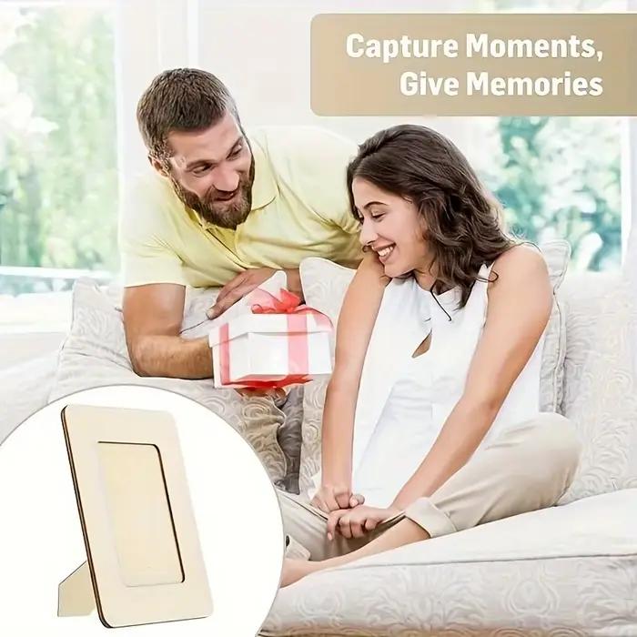 Cadres photo en bois, style contemporain fait main
