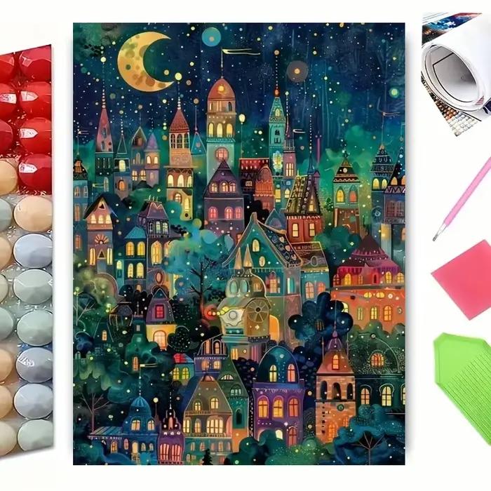 Peinture Diamant Paysage Urbain