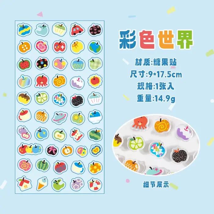 Autocollant de style bonbon Apple Element