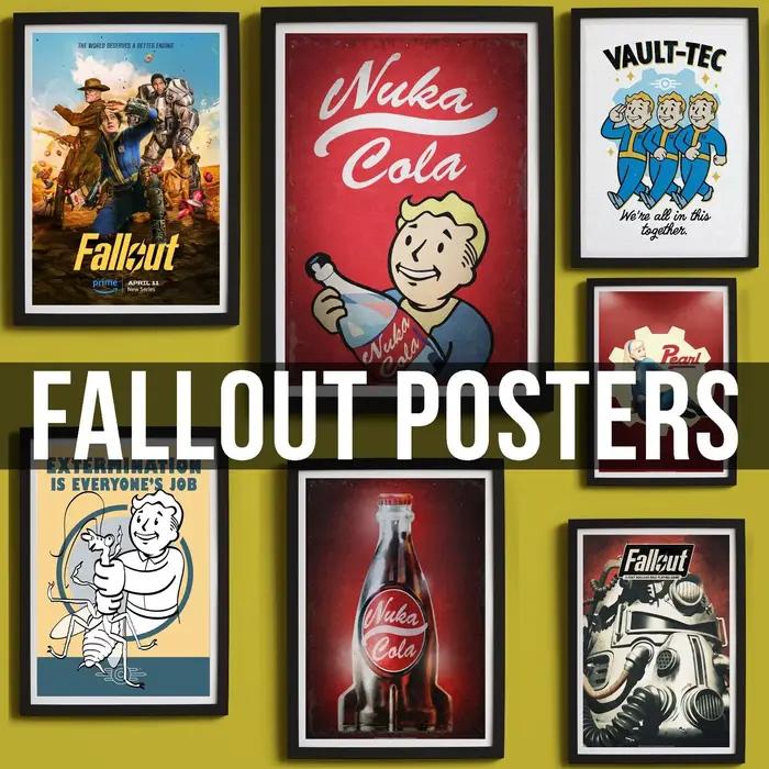 Affiches Fallout, série de jeux d'art mural