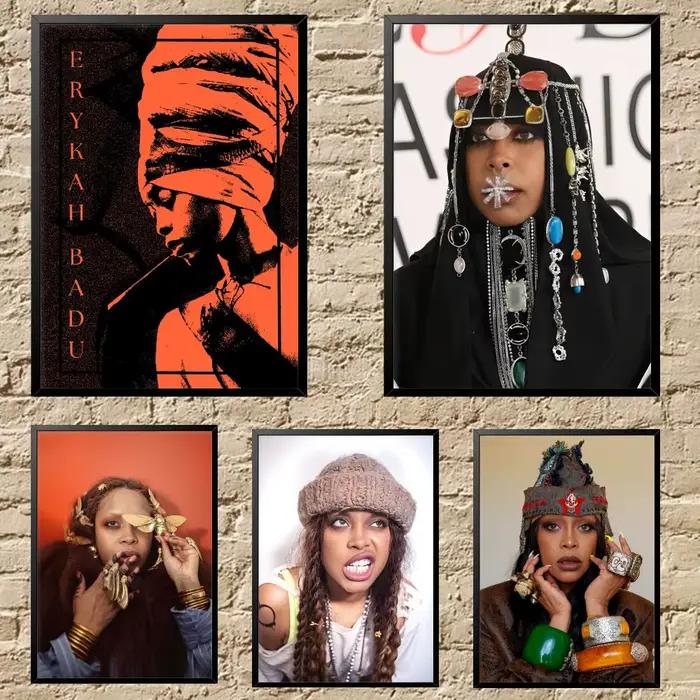 Affiche Singer Erykah B-Badu HD