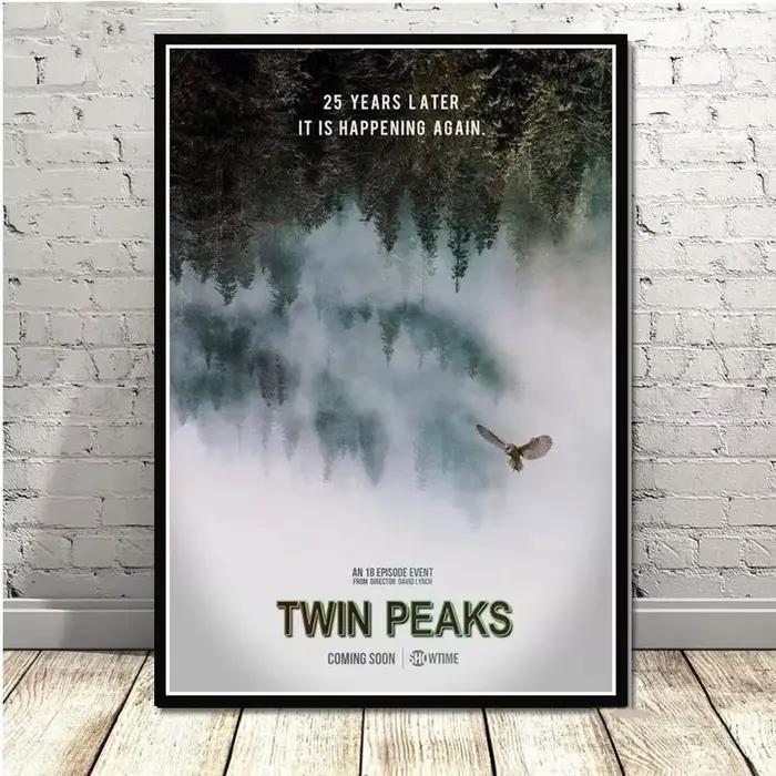 Twin Peaks TV Series Shows Affiche et impressions d'anime de film classique