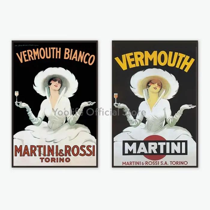 Affiche de vin de Vermouth de Style Vintage