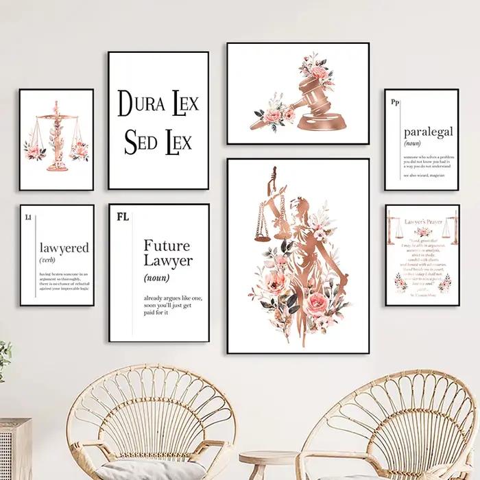 Affiche en toile aquarelle florale