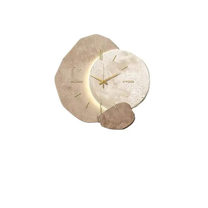 Lucky stone Restaurant horloge murale salon moderne Simple nouveau haut de gamme silencieux maison
