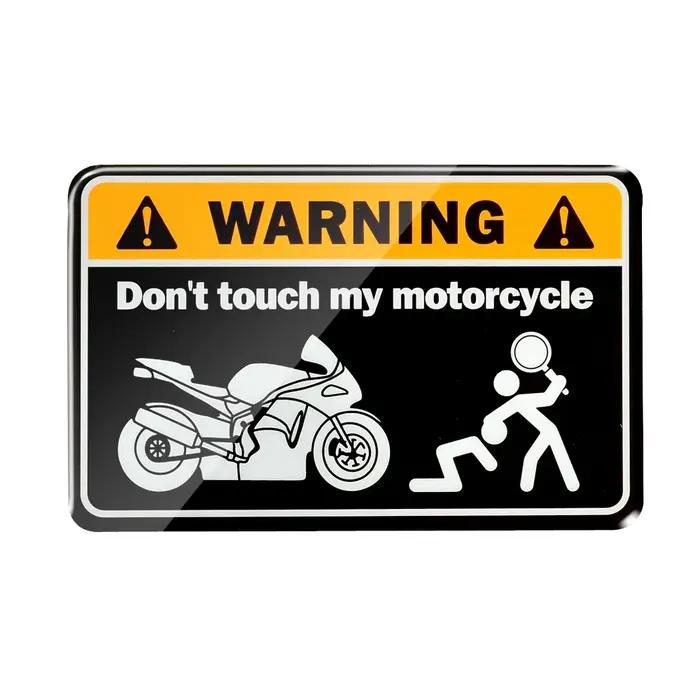 Ne touchez pas ma Moto autocollants Moto décalcomanies réservoir autocollants étui pour Kawasaki Suzuki Ducati Aprilia Honda Yamaha