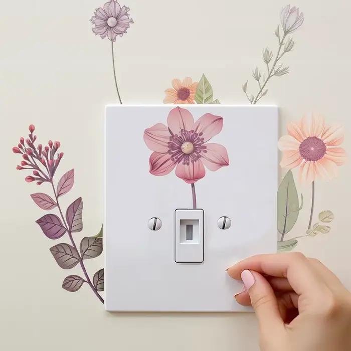 Autocollant mural en PVC amovible et imperméable