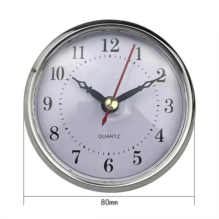 Grande Horloge Murale 3D Noire de 80mm, Design Intime, Silays euse, pour Salon, Bureau, oral et, Cuisine, Décoration Électronique de Maison