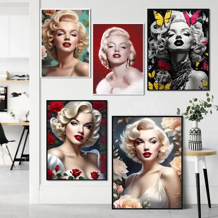 Affiche Imprimée Marilyn Monroe en Papier