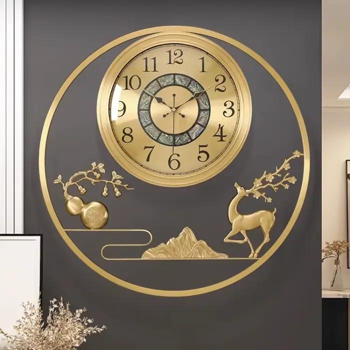 Horloge murale moderne industrielle Art Restaurant esthétique